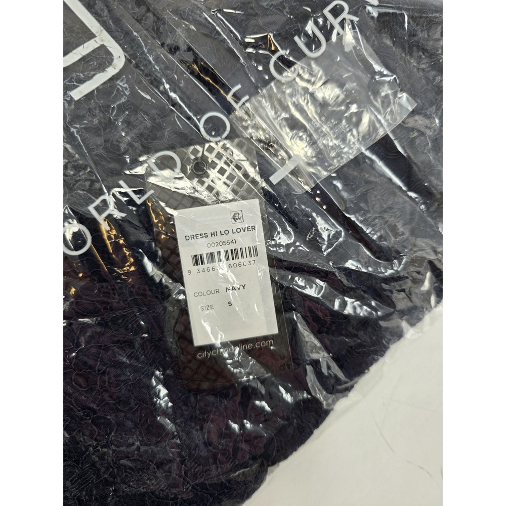 NEW WITH TAGS City Chic Dress Hi Lo Lover Navy Blue Dress - Size S/16 - Picture 5 of 11